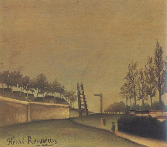 Henri Rousseau View of Vanves to the Left of the Gate of Vanves
